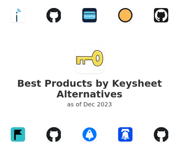 Best Products by Keysheet Alternatives