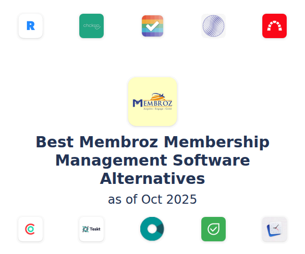 Best Membroz Membership Management Software Alternatives