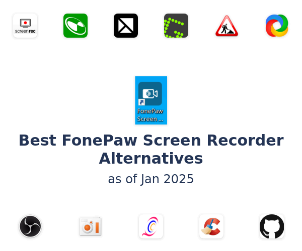 Best FonePaw Screen Recorder Alternatives