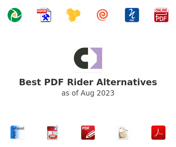 Best PDF Rider Alternatives