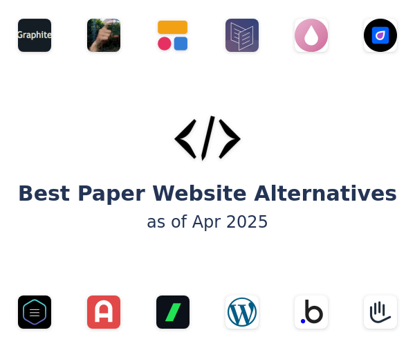 Best Paper Website Alternatives