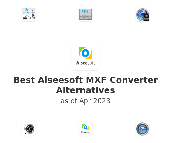 Best Aiseesoft MXF Converter Alternatives