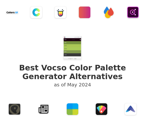 Best Vocso Color Palette Generator Alternatives