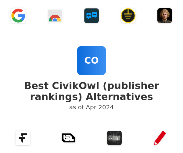 Best CivikOwl (publisher rankings) Alternatives