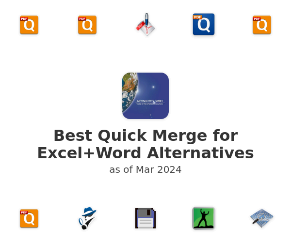 Best Quick Merge for Excel+Word Alternatives