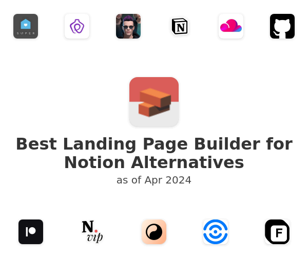 Best Landing Page Builder for Notion Alternatives