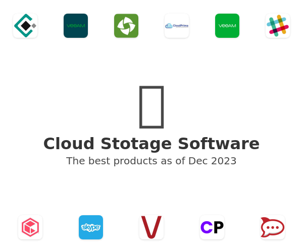 The best Cloud Stotage products