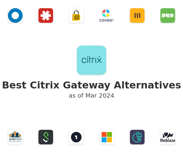 Best Citrix Gateway Alternatives