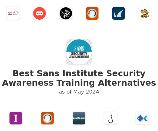 Best Sans Institute Security Awareness Training Alternatives
