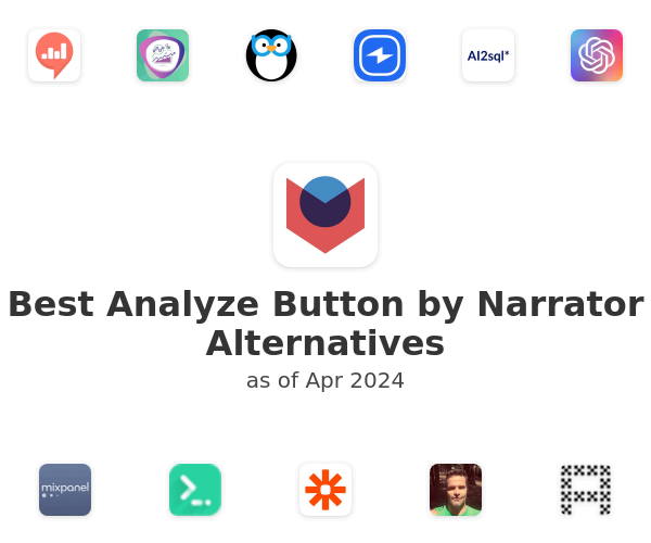 Best Analyze Button by Narrator Alternatives