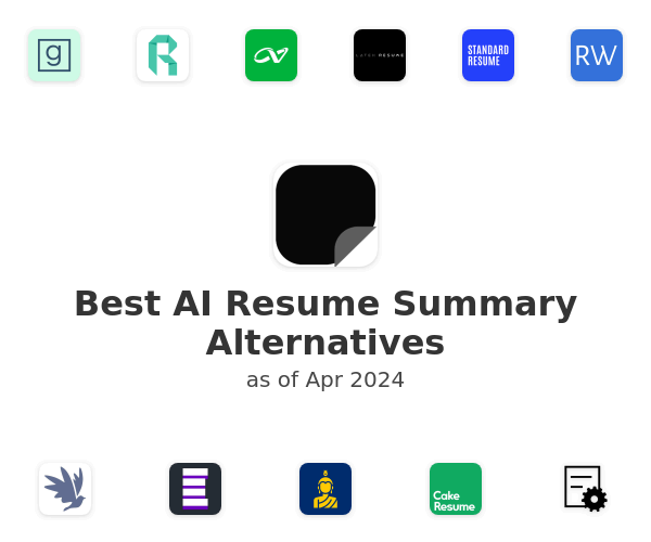 Best AI Resume Summary Alternatives