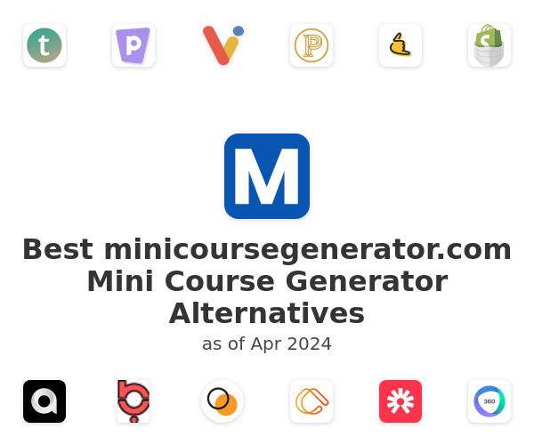 Best minicoursegenerator.com Mini Course Generator Alternatives