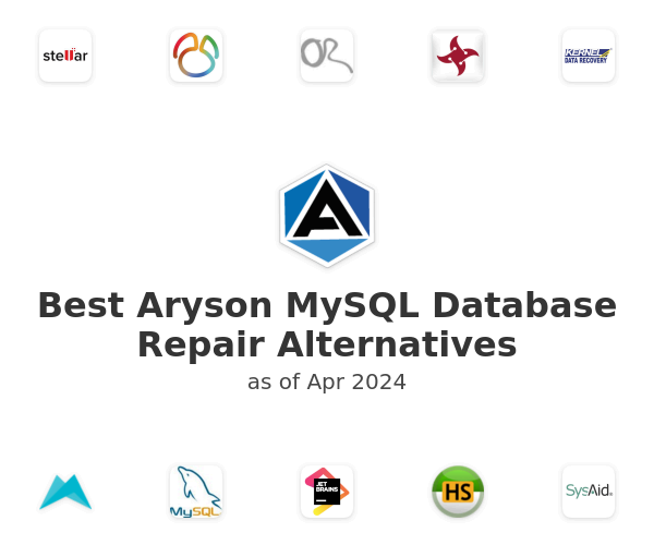 Best Aryson MySQL Database Repair Alternatives