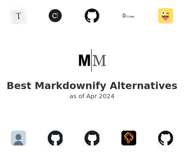 Best Markdownify Alternatives
