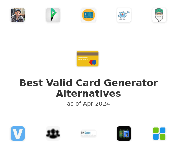Best Valid Card Generator Alternatives