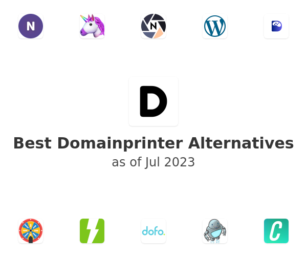 Best Domainprinter Alternatives