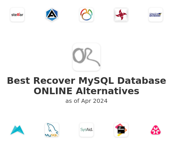 Best Recover MySQL Database ONLINE Alternatives
