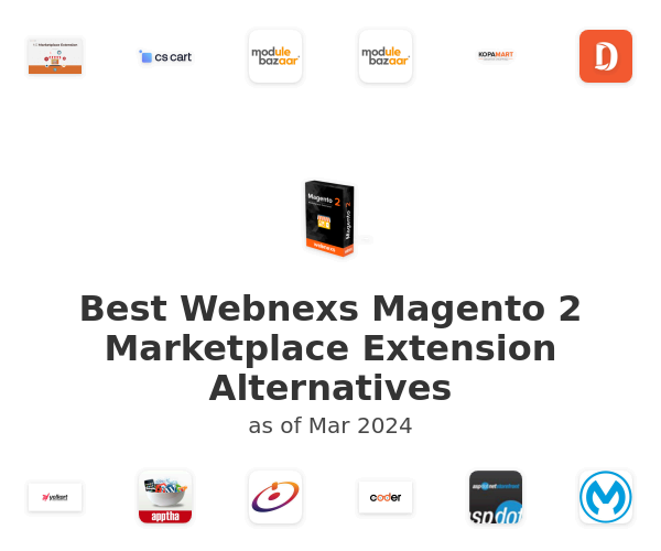 Best Webnexs Magento 2 Marketplace Extension Alternatives