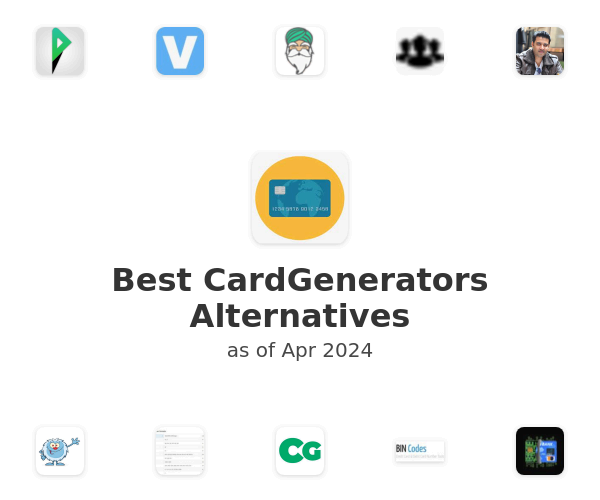 Best CardGenerators Alternatives