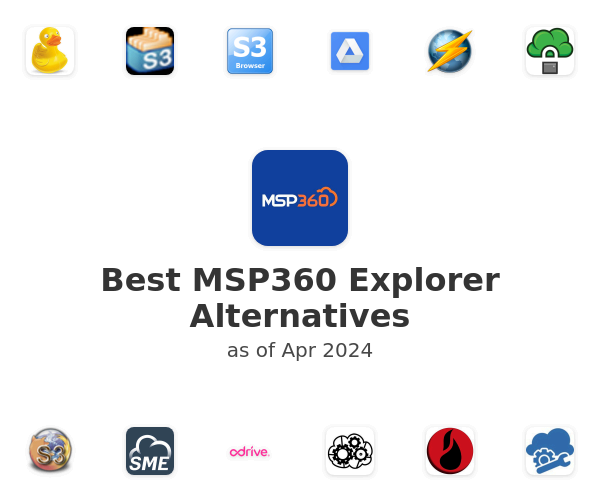 Best MSP360 Explorer Alternatives