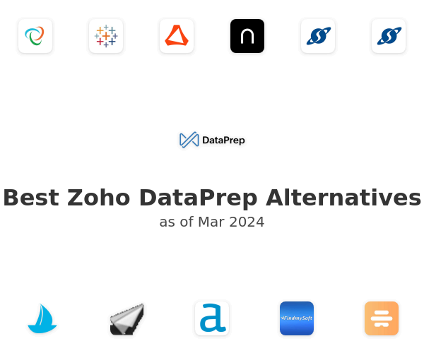Best Zoho DataPrep Alternatives