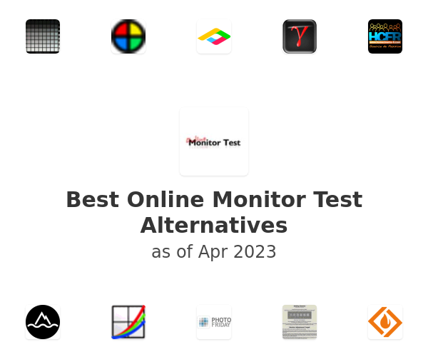 Best Online Monitor Test Alternatives