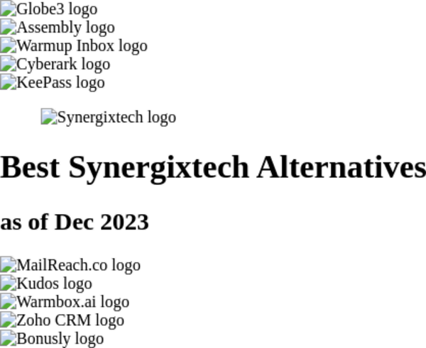 Best Synergixtech Alternatives