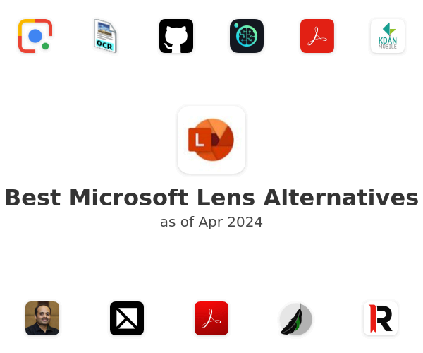 Best Microsoft Lens Alternatives