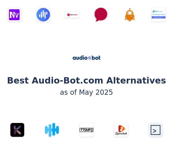 Best Audio-Bot.com Alternatives