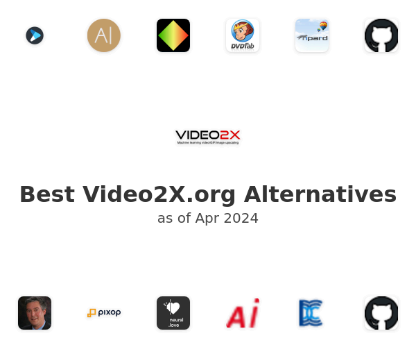 Best Video2X.org Alternatives