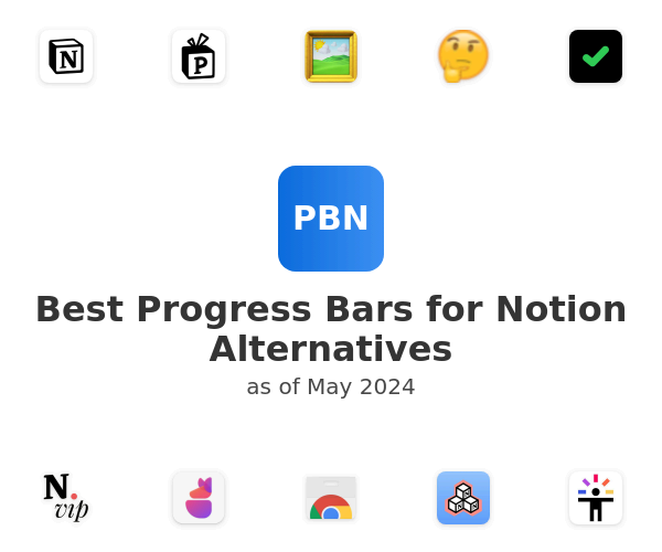 Best Progress Bars for Notion Alternatives