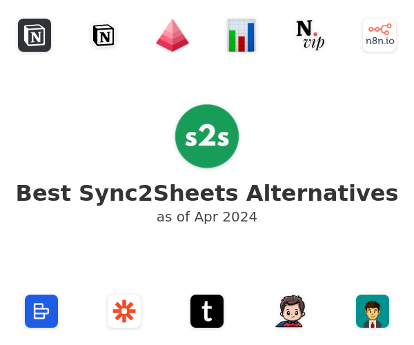 Best Sync2Sheets Alternatives