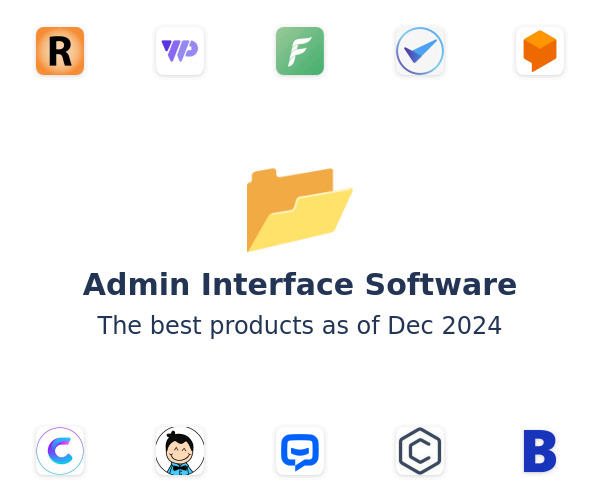 The best Admin Interface products