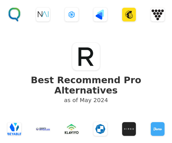 Best Recommend Pro Alternatives