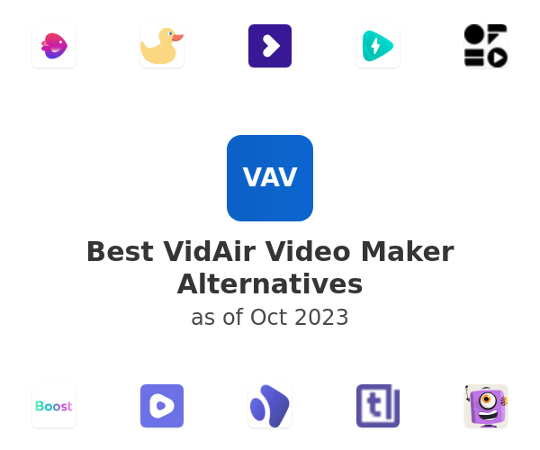 Best VidAir Video Maker Alternatives