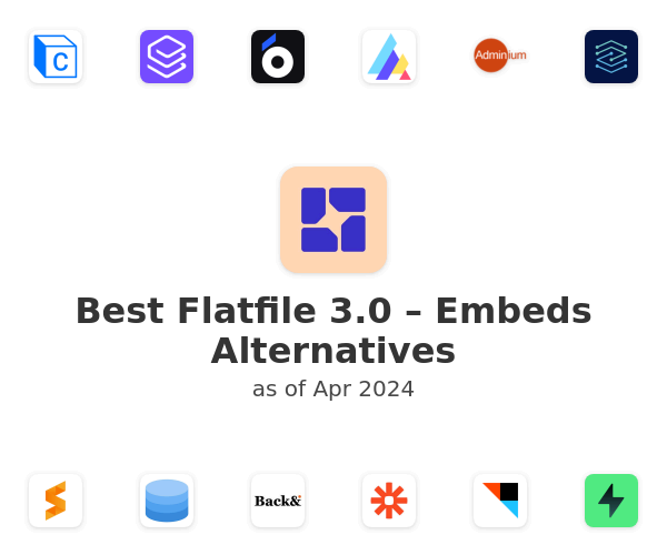 Best Flatfile 3.0 – Embeds Alternatives