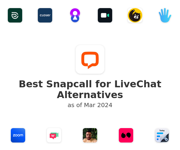 Best Snapcall for LiveChat Alternatives