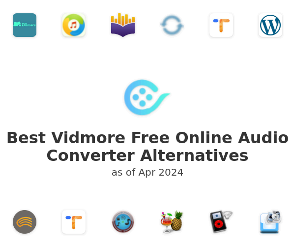 Best Vidmore Free Online Audio Converter Alternatives