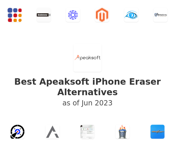 Best Apeaksoft iPhone Eraser Alternatives