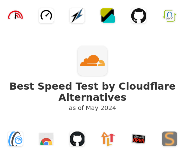 Best Speed Test by Cloudflare Alternatives