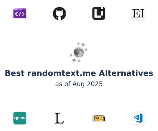 Best randomtext.me Alternatives