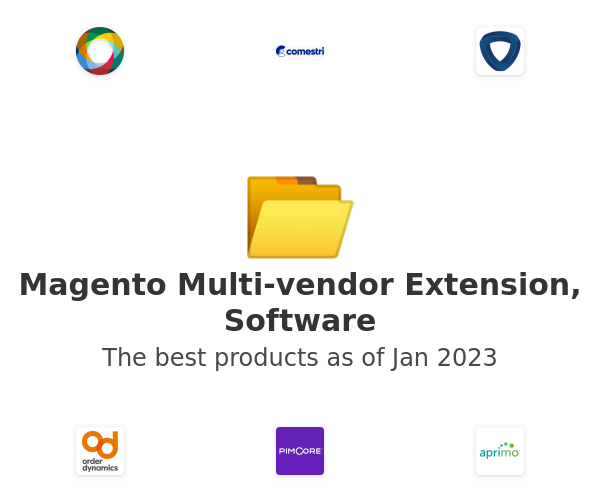 The best Magento Multi-vendor Extension, products