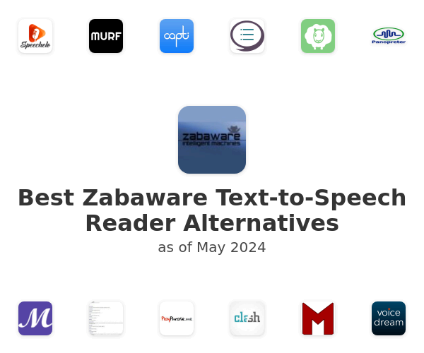 Best Zabaware Text-to-Speech Reader Alternatives