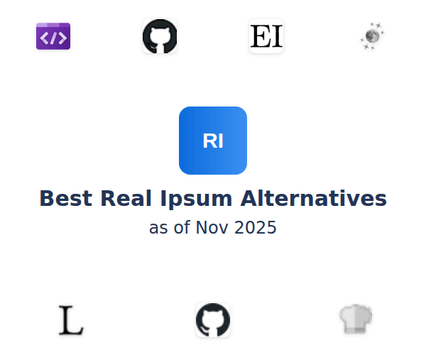 Best Real Ipsum Alternatives