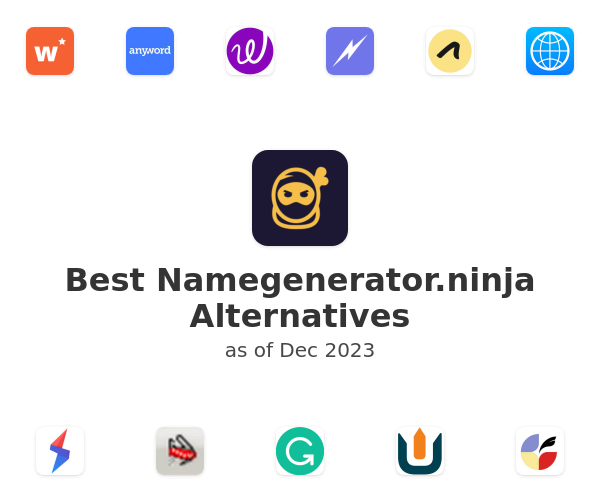 Best Namegenerator.ninja Alternatives