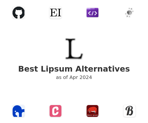 Best Lipsum Alternatives