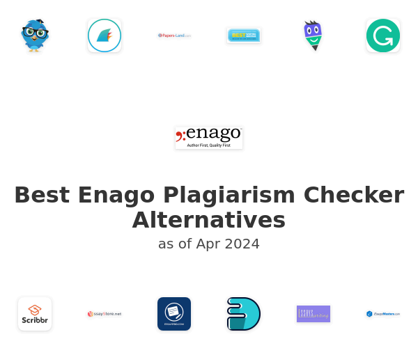 Best Enago Plagiarism Checker Alternatives