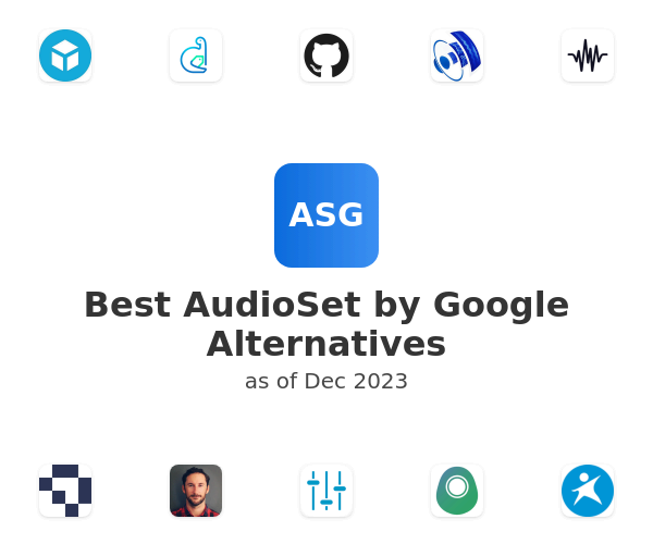 Best AudioSet by Google Alternatives