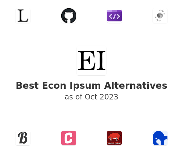 Best Econ Ipsum Alternatives