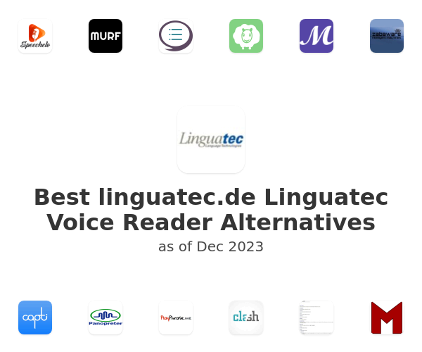 Best linguatec.de Linguatec Voice Reader Alternatives
